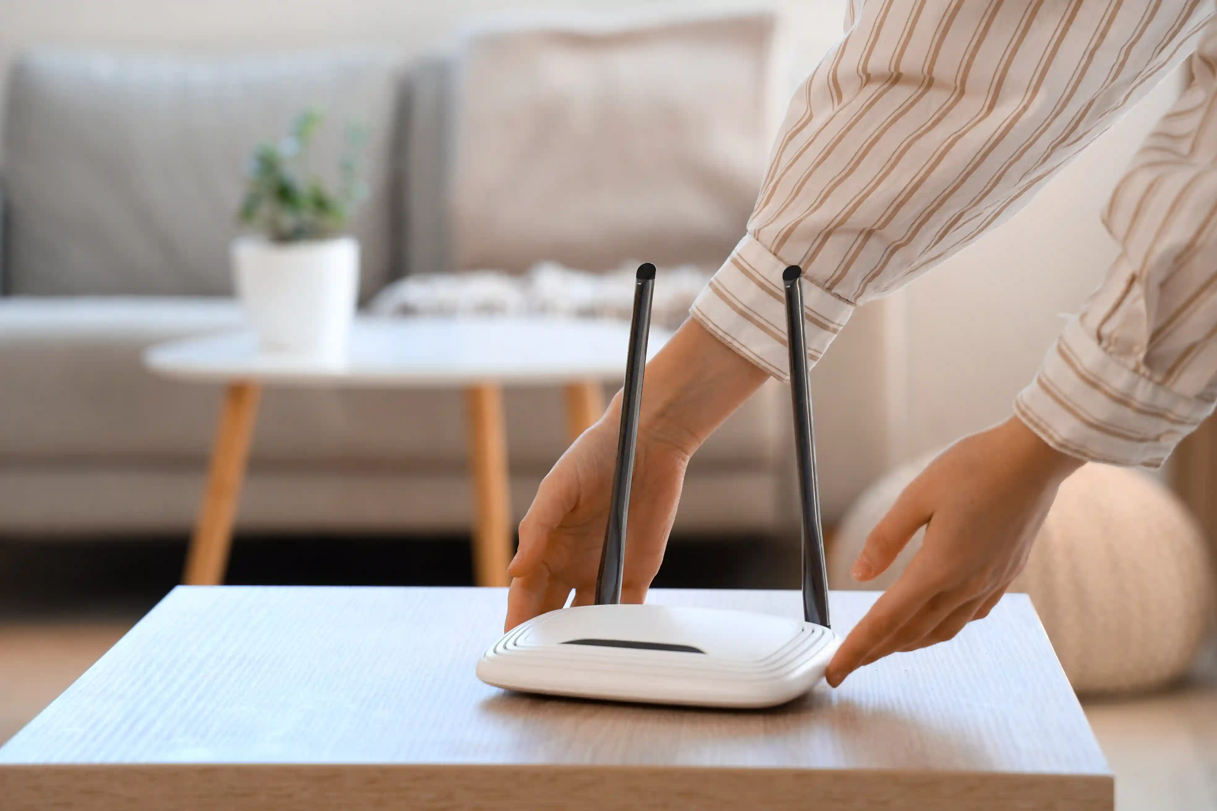 router placement in the middle of the room